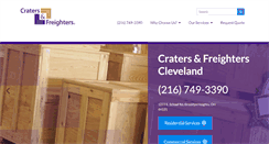 Desktop Screenshot of cratersandfreighterscleveland.com